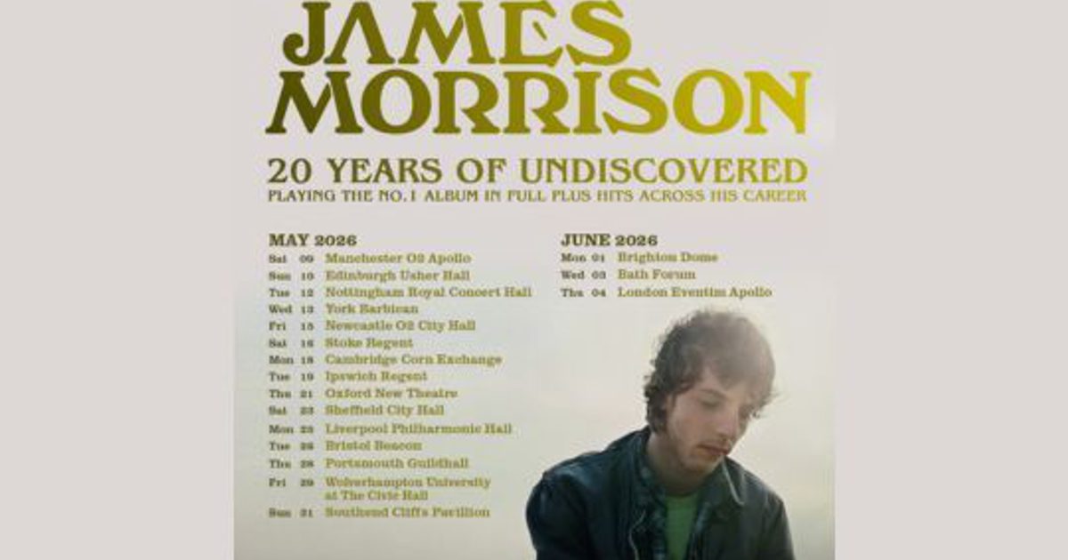 James Morrison Plus Support event image at YO10 4NT, York, City of York, England, United Kingdom