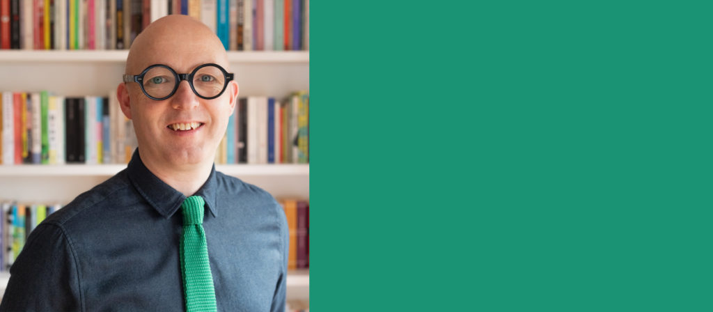 Rónán Hession, in Conversation event image at St Peter's School, St Peter's School, Clifton