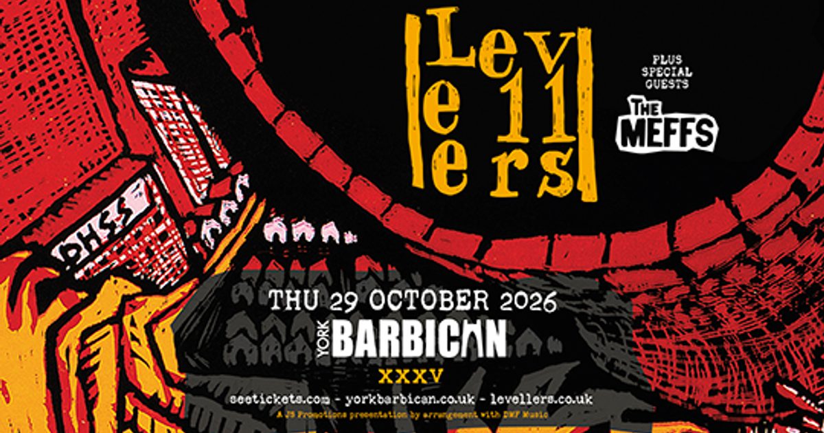 Levellers event image at YO10 4NT, York, City of York, England, United Kingdom