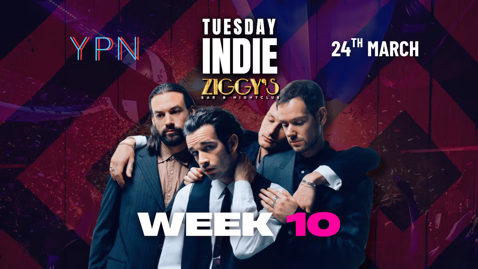TUESDAY INDIE at Ziggy's - WEEK 10 - 24th March