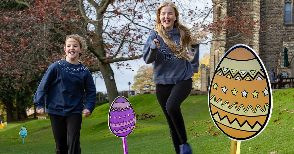 Easter Egg Hunt event image at Ampleforth Abbey