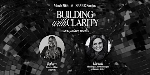 York Business Community - Building with Clarity: Vision, Action, Results event image at SPARK Studios, 17-21 Piccadilly, York, YO1 9PB, York