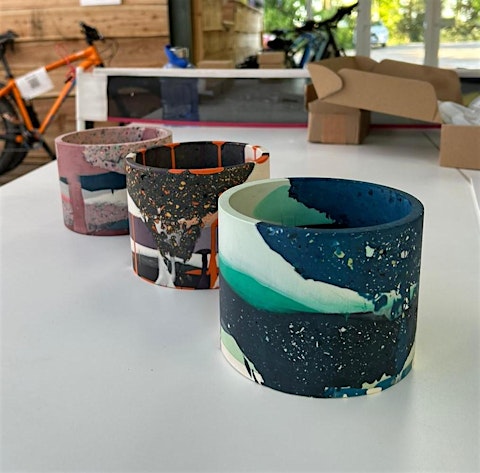 The Jesmonite Plant Pot Workshop by Objectify in Upper Poppleton, YORK