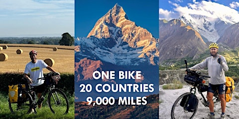 Live speaker event: Harrogate to the Himalayas - by bike