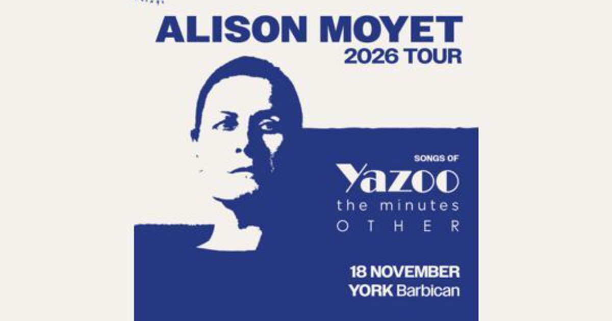 Alison Moyet 2026 Tour - Songs of Yazoo, The Minutes &…