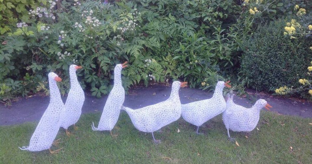 Make a Wire Duck