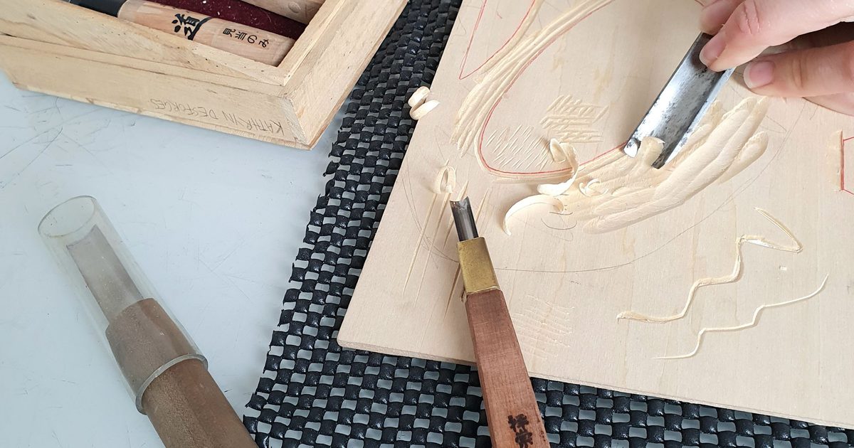 Paddle in the Surf: Mokuhanga Printmaking