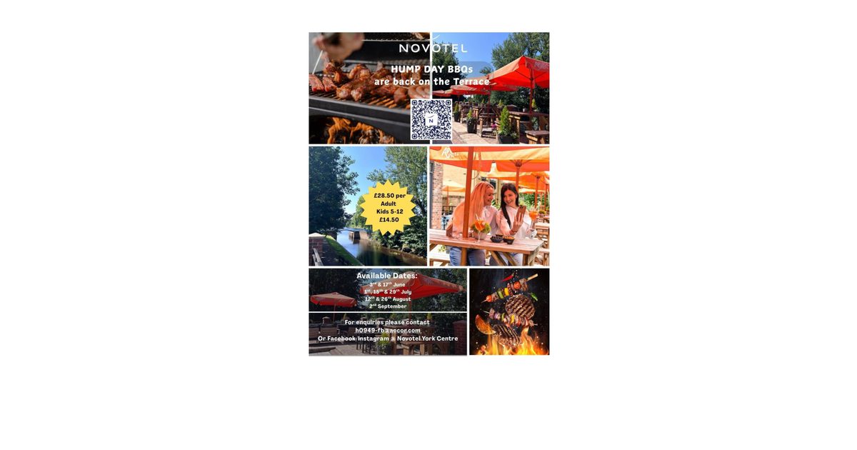 Hump Day BBQ on the Terrace at Novotel