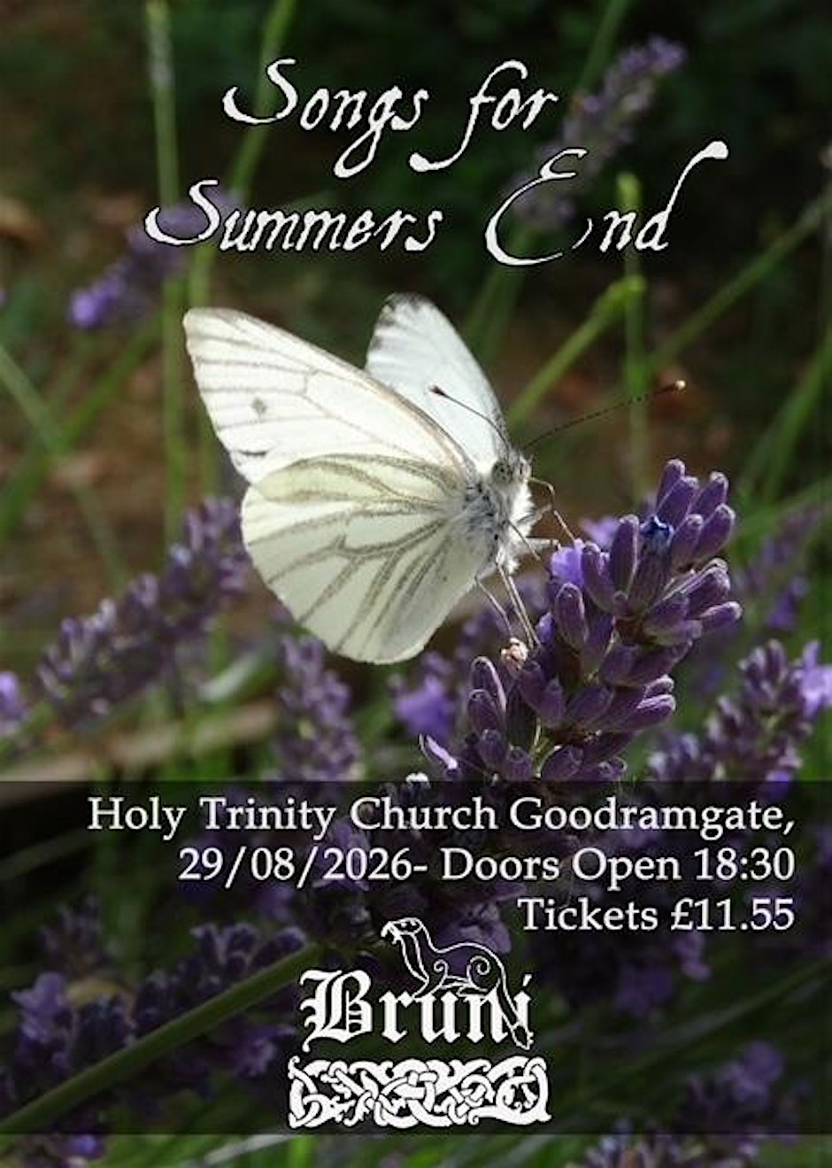Songs for Summer's End - Bruni at Holy Trinity Goodramgate
