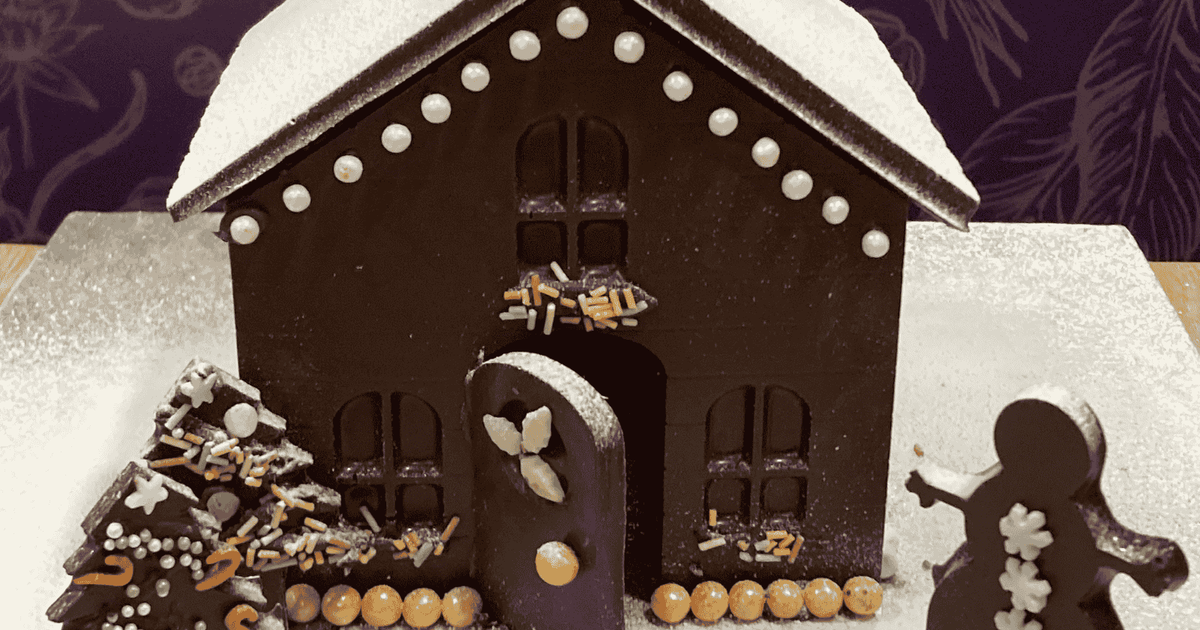 Christmas Chocolate Cottage Making at York Cocoa Works