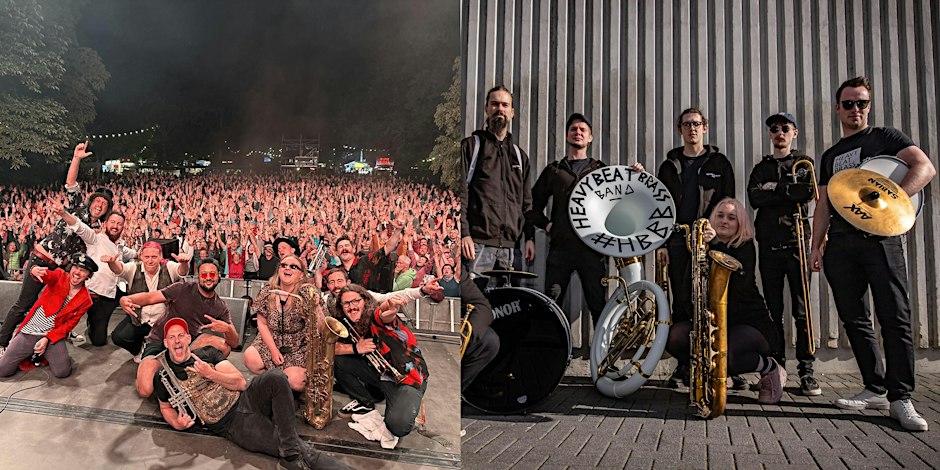 Heavy Beat Brass Band & Big Band of Boom - @ the Crescent, York