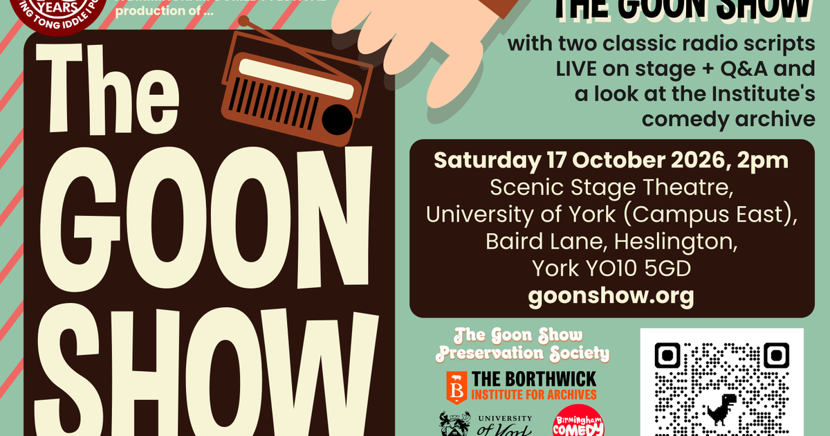Celebrating 75 Years of THE GOON SHOW